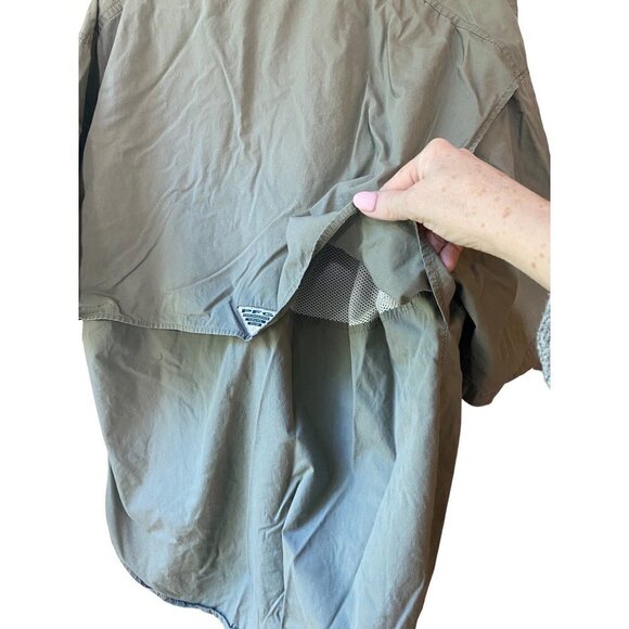 COLUMBIA Sportswear PFG Men's Large Vented Short Sleeve Performance Fishing Shi - Picture 4 of 8